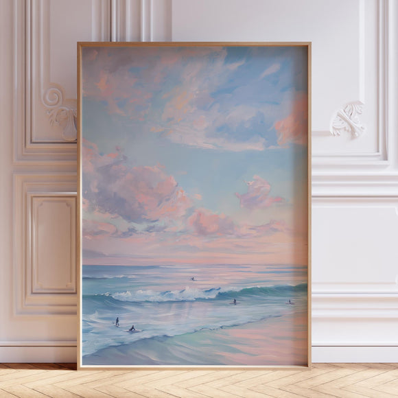 Coastal Beachy Wall Art Print