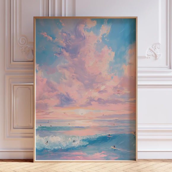 Coastal Beachy Wall Art Print