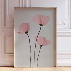 Poppy Flower Wall Art Print