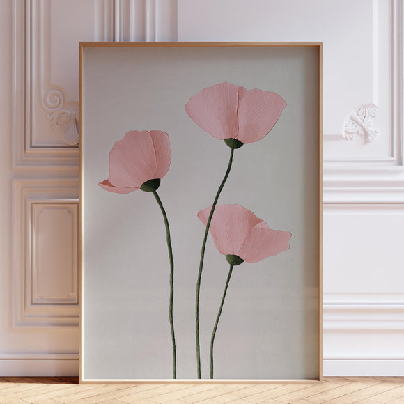 Poppy Flower Wall Art Print