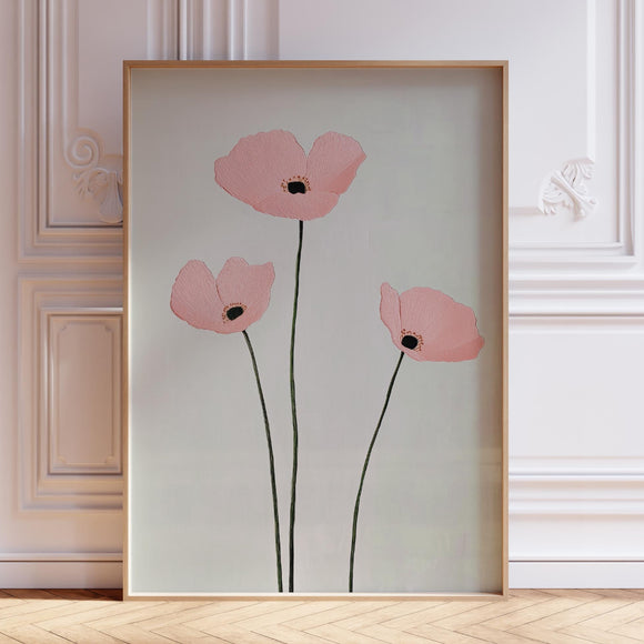 Poppy Flower Wall Art Print