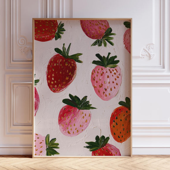 Strawberry Wall Art Print