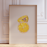 Disco Lemon Wall Art Print