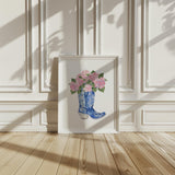 Cowboy Boot Wall Art Print