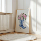 Cowboy Boot Wall Art Print