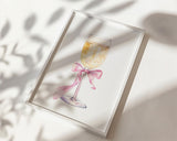 Champagne Wall Art Print