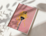 Pink Pasta Wall Art Print