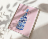 Pink Champagne Wall Art Print