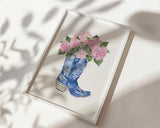 Cowboy Boot Wall Art Print