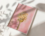 Pink Pasta Wall Art Print