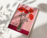 Poppy Flower Wall Art Print