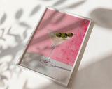 Dirty Martini Wall Art Print