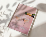 Champagne Wall Art Print