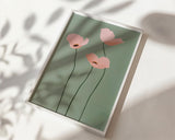 Poppy Flower Wall Art Print