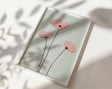 Poppy Flower Wall Art Print