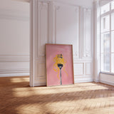 Pink Pasta Wall Art Print