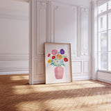 Poppy Flower Wall Art Print
