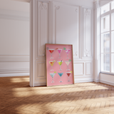 Pink Martini Wall Art Print