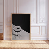 Black and White Espresso Martini Wall Art Print