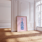 Pink Champagne Wall Art Print