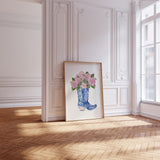 Cowboy Boot Wall Art Print