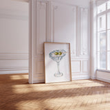 Shell Martini Wall Art Print