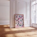 Pink Oyster Wall Art Print