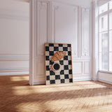 Checkered Coffee Wall Art Print