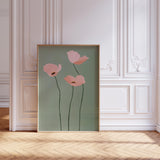 Poppy Flower Wall Art Print