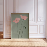 Poppy Flower Wall Art Print