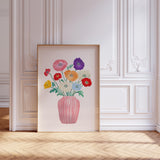 Poppy Flower Wall Art Print
