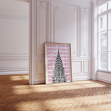 Pink New York Wall Art Print