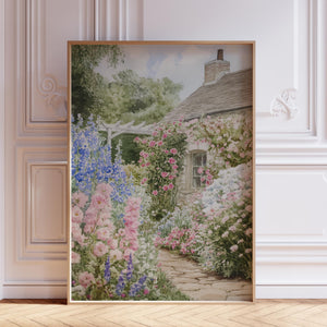 Flower Garden Wall Art Print