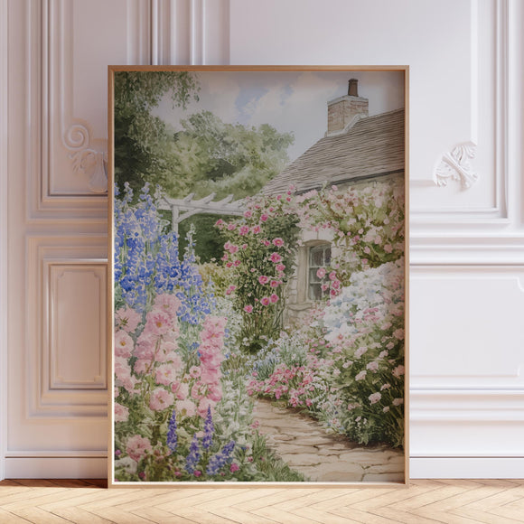 Flower Garden Wall Art Print