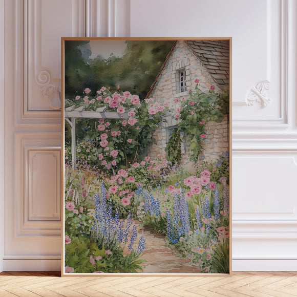 Flower Garden Wall Art Print