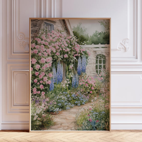 Farmhouse Garden Wall Art Print