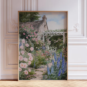 Flower Garden Wall Art Print