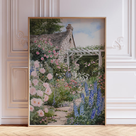 Flower Garden Wall Art Print