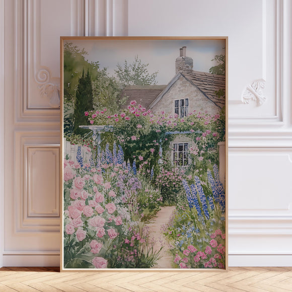 Flower Garden Wall Art Print