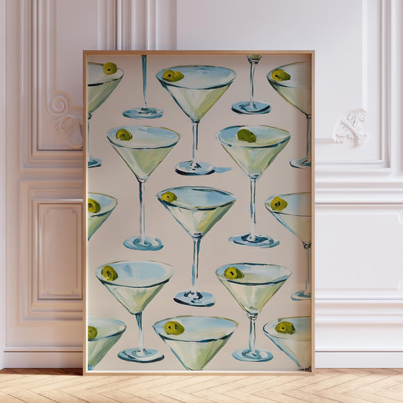 Dirty Martini Wall Art Print