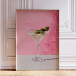 Dirty Martini Wall Art Print