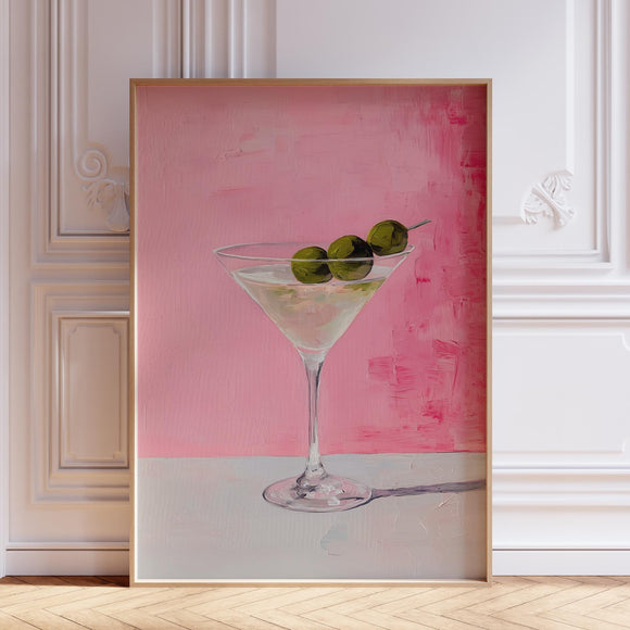 Dirty Martini Wall Art Print