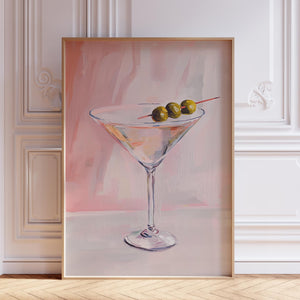 Dirty Martini Wall Art Print