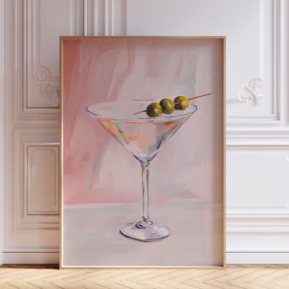 Dirty Martini Wall Art Print