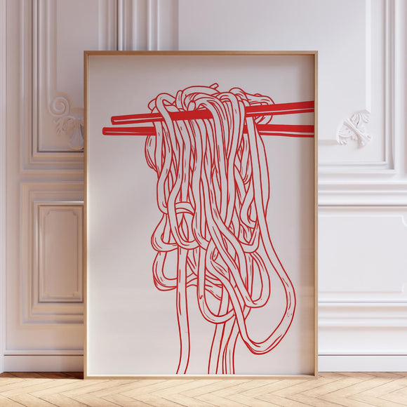 Ramen Wall Art Print