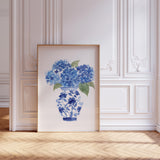 Hydrangea Wall Art Print