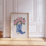 Cowboy Boot Wall Art Print