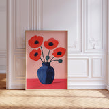 Poppy Flower Wall Art Print