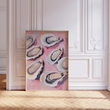 Pink Oyster Wall Art Print