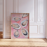 Pink Oyster Wall Art Print